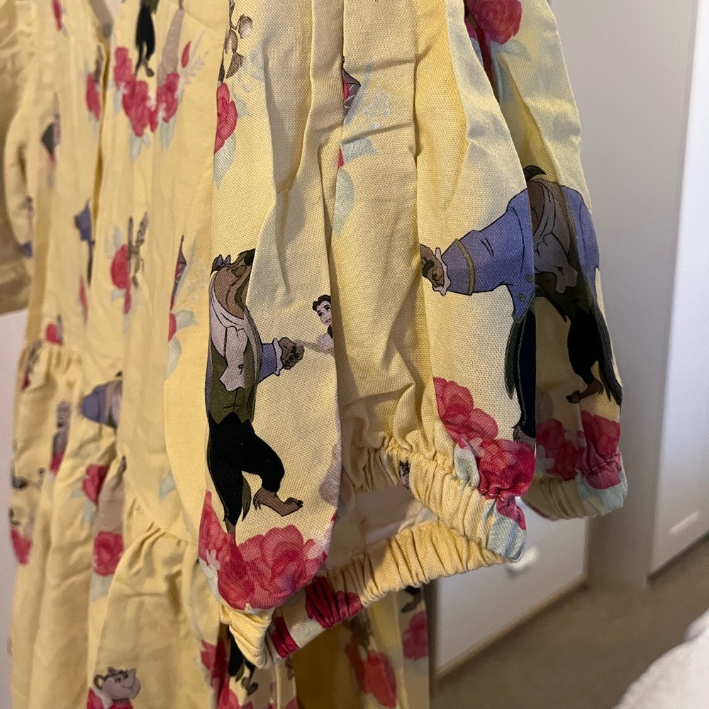 Cakeworthy Disney Beauty and The Beast Puff Sleeve Dress - Picture 2 of 5